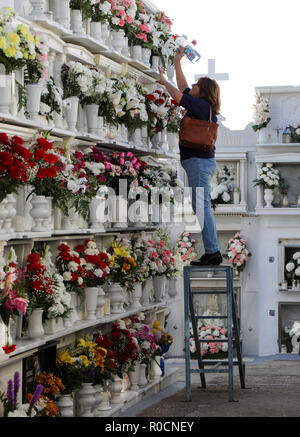 Dia Del Muerto Frigiliana Spanien Stockfoto