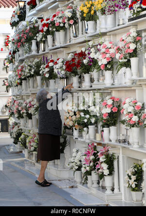 Dia Del Muerto Frigiliana Spanien Stockfoto