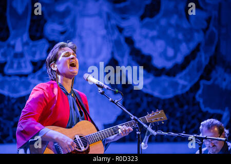 Barcelona, Spanien. 03. November 2018. Konzert von Madeleine Peyroux im Palau de la Música Catalana. Fotograf: Credit: Aitor Rodero Aznarez/Alamy leben Nachrichten Stockfoto