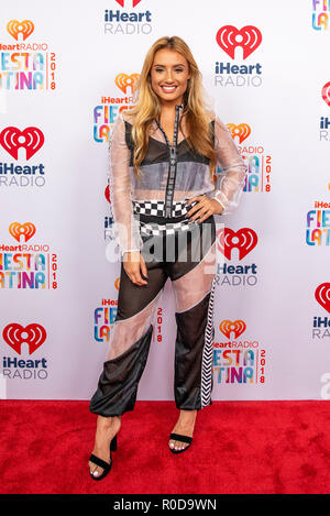 Miami, USA. 03 Nov, 2018. Montana Tucker, geht den roten Teppich 2018 iHeartRadio Fiesta Latina in der American Airlines Arena in Miami am Samstag, den 3. November 2018 Credit: Das Foto Access/Alamy leben Nachrichten Stockfoto