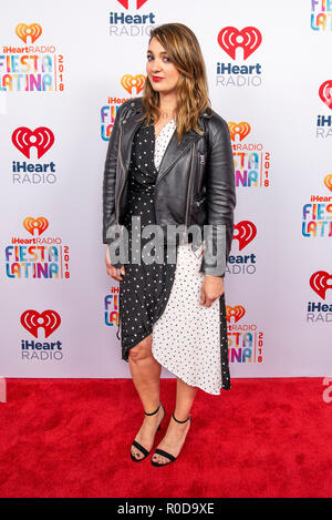 Miami, USA. 03 Nov, 2018. Ileana Rodriguez geht den roten Teppich 2018 iHeartRadio Fiesta Latina in der American Airlines Arena in Miami am Samstag, den 3. November 2018 Credit: Das Foto Access/Alamy leben Nachrichten Stockfoto