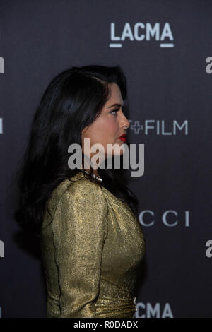 Los Angeles, USA. 3. November, 2018. Salma Hayek besucht die 2018 LACMA Kunst Film Gala at LACMA am 3. November in Los Angeles, Kalifornien 2018. Credit: Foto Access/Alamy leben Nachrichten Stockfoto