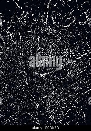 Grunge Textur. Nachahmung der zerknitterte Haut. Schwarz und Weiß Stock Vektor