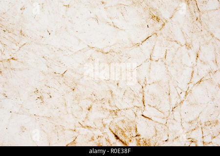 Grobe beige Papier grunge Hintergrund Textur für Design Stockfoto