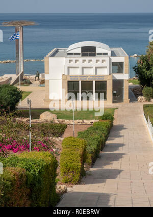 Museen des nationalen Befreiungskampfes 1955-1959, páfos an der Küste in Chlorakas, Paphos, Zypern. Stockfoto