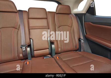 Auto-Innenraum-Fond Stockfoto