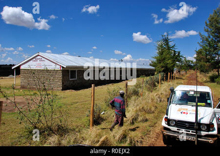 Ein aus vier Schulen wieder aufgebaut von den Kenia rote Kreuz in Eldoret im Rift Valley Stockfoto