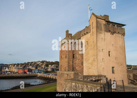 Broughty Castle, Broughty Ferry, Dundee, Tayside, Schottland. Stockfoto