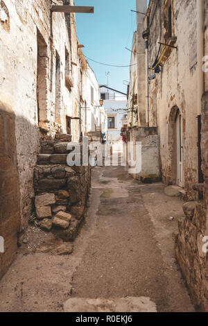 Das alte Dorf von spinazzola in der Region Apulien, Italien Stockfoto