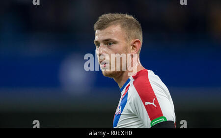 London, Großbritannien. 4. Nov 2018. Max Meyer von Crystal Palace während der Premier League Spiel zwischen Chelsea und Crystal Palace an der Stamford Bridge, London, England am 4. November 2018. Foto von Andy Rowland. . (Foto darf nur für Zeitung und/oder Zeitschrift redaktionelle Zwecke. www.football-dataco.com) Credit: Andrew Rowland/Alamy leben Nachrichten Stockfoto