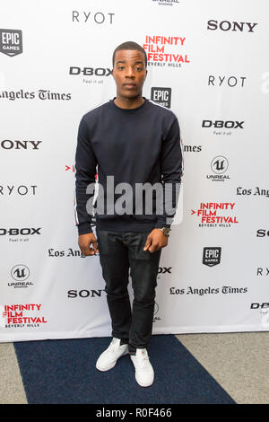 Los Angeles, USA. 04. November 2018. Daniel Esra nimmt am roten Teppich und Screening von einer Episode von CW's "All American" zeigen bei Unendlich Film Festival in Writers Guild Theater in Beverly Hills am November 04, 2018. Quelle: Wladimir Yazev/Alamy Leben Nachrichten. Stockfoto