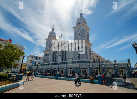 Kathedrale Unserer Lieben Frau von der Himmelfahrt Santiago De Kuba Stockfoto