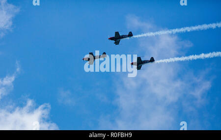 Die Blades Aerobatic Team bei der Torbay Airshow Stockfoto