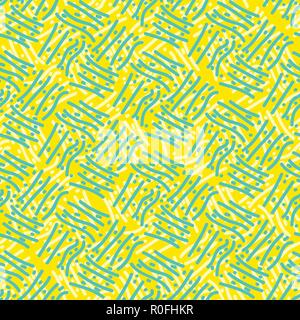Nahtlose Wiederholung Hintergrund von Linien und Punkten. Stock Vektor