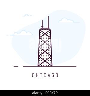 Chicago line style Stock Vektor