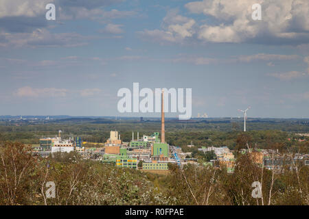 Chemieanlage, Supply Center Bergkamen, Bayer Pharma AG, Bergkamen, Ruhrgebiet, Nordrhein-Westfalen, Deutschland, Europa Stockfoto