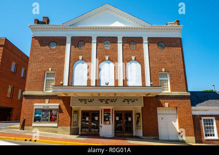 Staatliche Kino, 12 West Nelson Street, Lexington, Virginia Stockfoto