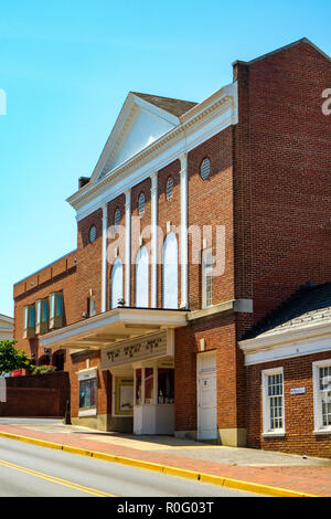 Staatliche Kino, 12 West Nelson Street, Lexington, Virginia Stockfoto