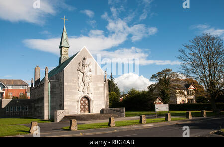 Das Heiligtum Unserer Lieben Frau von Lourdes. Die denkmalgeschützten Gebäude in Blackpool, Lancashire, England, Großbritannien Stockfoto