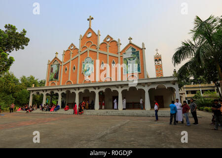 Der hl. Johannes der Täufer Kirche an Tumulia Dorf Kaliganj in Gazipur Bezirk. Bangladesch Stockfoto