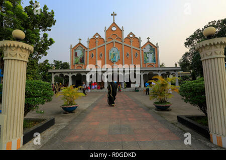 Der hl. Johannes der Täufer Kirche an Tumulia Dorf Kaliganj in Gazipur Bezirk. Bangladesch Stockfoto
