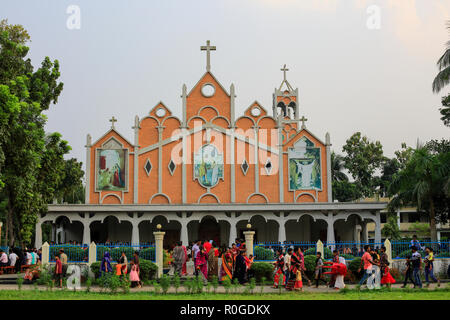 Der hl. Johannes der Täufer Kirche an Tumulia Dorf Kaliganj in Gazipur Bezirk. Bangladesch Stockfoto