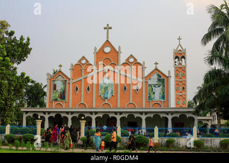 Der hl. Johannes der Täufer Kirche an Tumulia Dorf Kaliganj in Gazipur Bezirk. Bangladesch Stockfoto