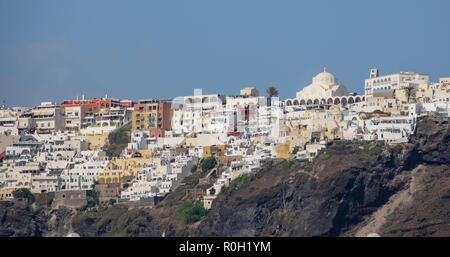 Griechisch-orthodoxe Kathedrale, Thera, Santorini, Griechenland Stockfoto