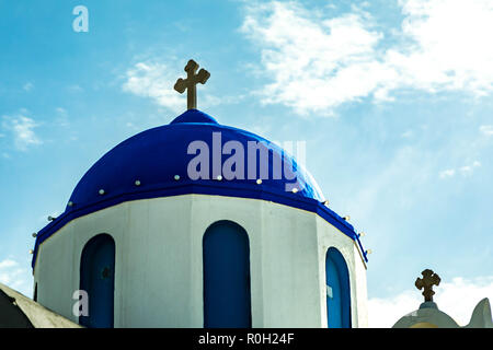 Katholisch-Orthodoxen Kirche, Santorini, Griechenland Stockfoto