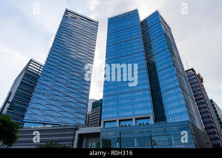 Ascott Hotel Gebäude in Bonifacio Global City von Philippinen Stockfoto