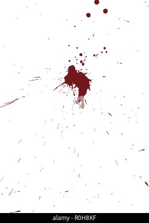 Grunge Muster. Farbe auf Weiß. Vector Illustration. Stock Vektor