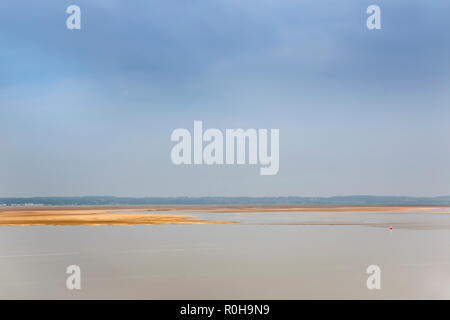 Dee Estuary, Flint, Flintshire, Wales, Großbritannien Stockfoto