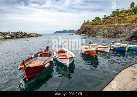 Manarola, Cinque Terre, Italien Stockfoto