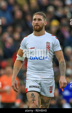 4. November, Anfield, Liverpool, England; Rugby League International Test Match, England V Neuseeland; Sam Tomkins von England Credit: Mark Cosgrove/News Bilder Stockfoto