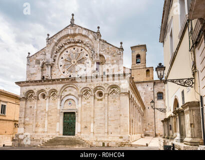 Kathedrale von Troia, romanischen Stil, in Troia, Apulien, Italien Stockfoto