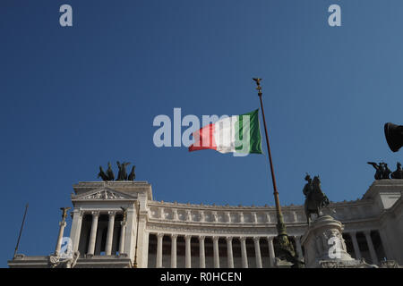 Altare della Patria, oder Denkmal Nazionale, Vaterland Denkmal, in Rom, Italien Stockfoto