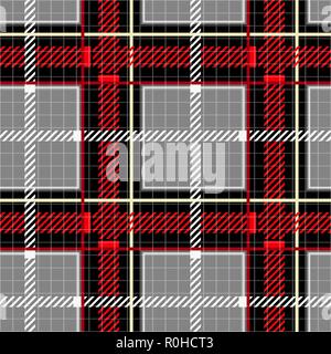 Klassische Shirt nahtlose Muster. Karierte karierte Vector Hintergrund. Retro Textildesign Motive. Kariertem Baumwollstoff. Checkers mit schraffierten Streifen Stock Vektor