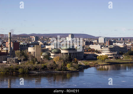 Ein Foto von Ottawa vom Parliament Hill, perfekt zum Online News & Blogs Stockfoto
