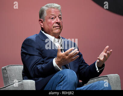 Los Angeles, USA. 04 Nov, 2018. Al Gore, Politiker auf der LA-Gipfel 2018. Das Festival findet vom 02.-05.11.2018. Quelle: Britta Pedersen/dpa-Zentralbild/ZB/dpa/Alamy leben Nachrichten Stockfoto