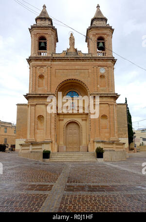 Pfarrkirche der Muttergottes von Pompeji, Marsaxlokk, Malta. Im Jahre 1890 eröffnet. Stockfoto