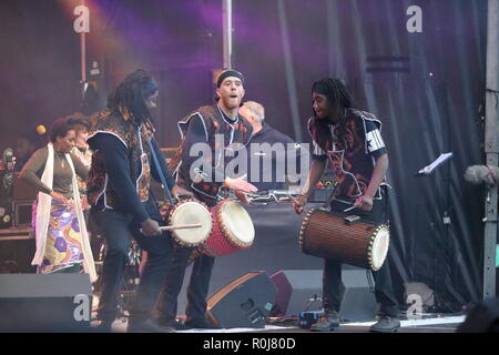 Afrika auf dem Platz auf dem Trafalgar Square 27. Oktober 2018, London, UK. Stockfoto