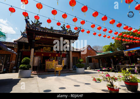 Snake Temple auf der Insel Penang in Malaysia. Sakrale Buddhismus Architektur. Stockfoto