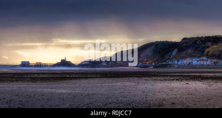 November Morgen auf Mumbles Stockfoto