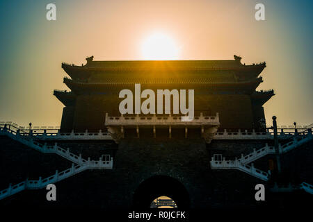 Gate Tower China Peking Osten Tür Pfeil Gebäude Stockfoto