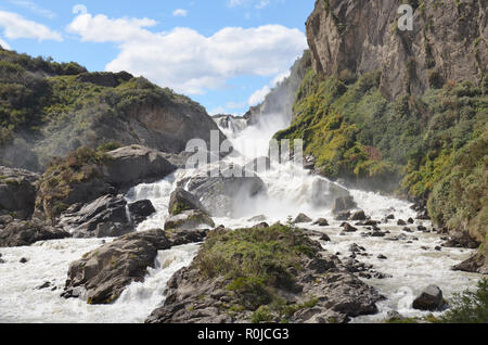 Mirador del Salto, Puerto Ingeniero Ibañez, Lago Gral Carrera, Chile Stockfoto