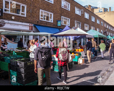 Bute Street Bauernmarkt, South Kensington, London Stockfoto