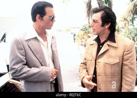 Original Film Titel: DONNIE BRASCO. Englischer Titel: DONNIE BRASCO. Jahr: 1997. Regie: Mike Newell. Stars: Al Pacino, Johnny Depp. Quelle: TRI STAR BILDER / Album Stockfoto