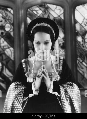 Original Film Titel: DAS PRIVATE LEBEN VON HENRY VIII. Englischer Titel: DAS PRIVATE LEBEN VON HENRY VIII. Jahr: 1933. Regie: Alexander Korda. Stars: Anne Boleyn; Merle Oberon. Quelle: UNITED ARTISTS/Album Stockfoto