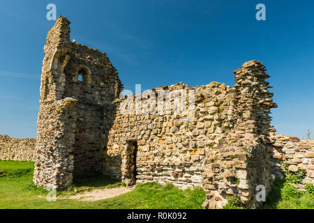 Hastings Castle, Altstadt, Hastings, East Sussex Stockfoto