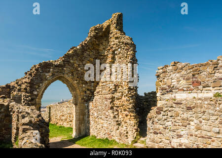 Hastings Castle, Hastings, East Sussex, England Stockfoto